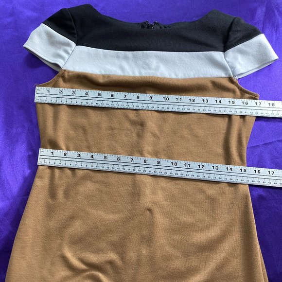 📌Nine West Bold Color Stripe Mini Dress - Picture 10 of 11